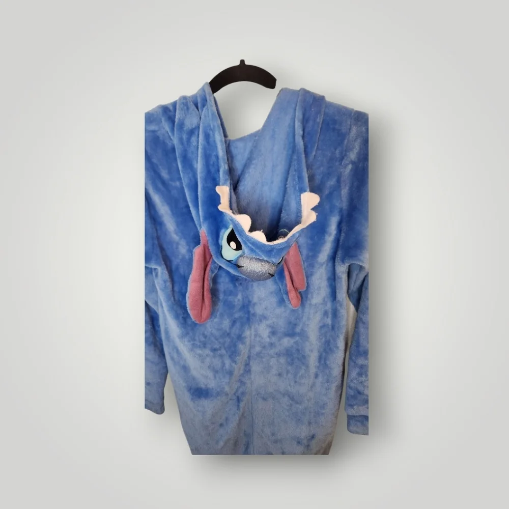 Disney Lilo & Stitch Unisex Adult One Piece Halloween Costume Size S Pajama - Picture 10 of 15